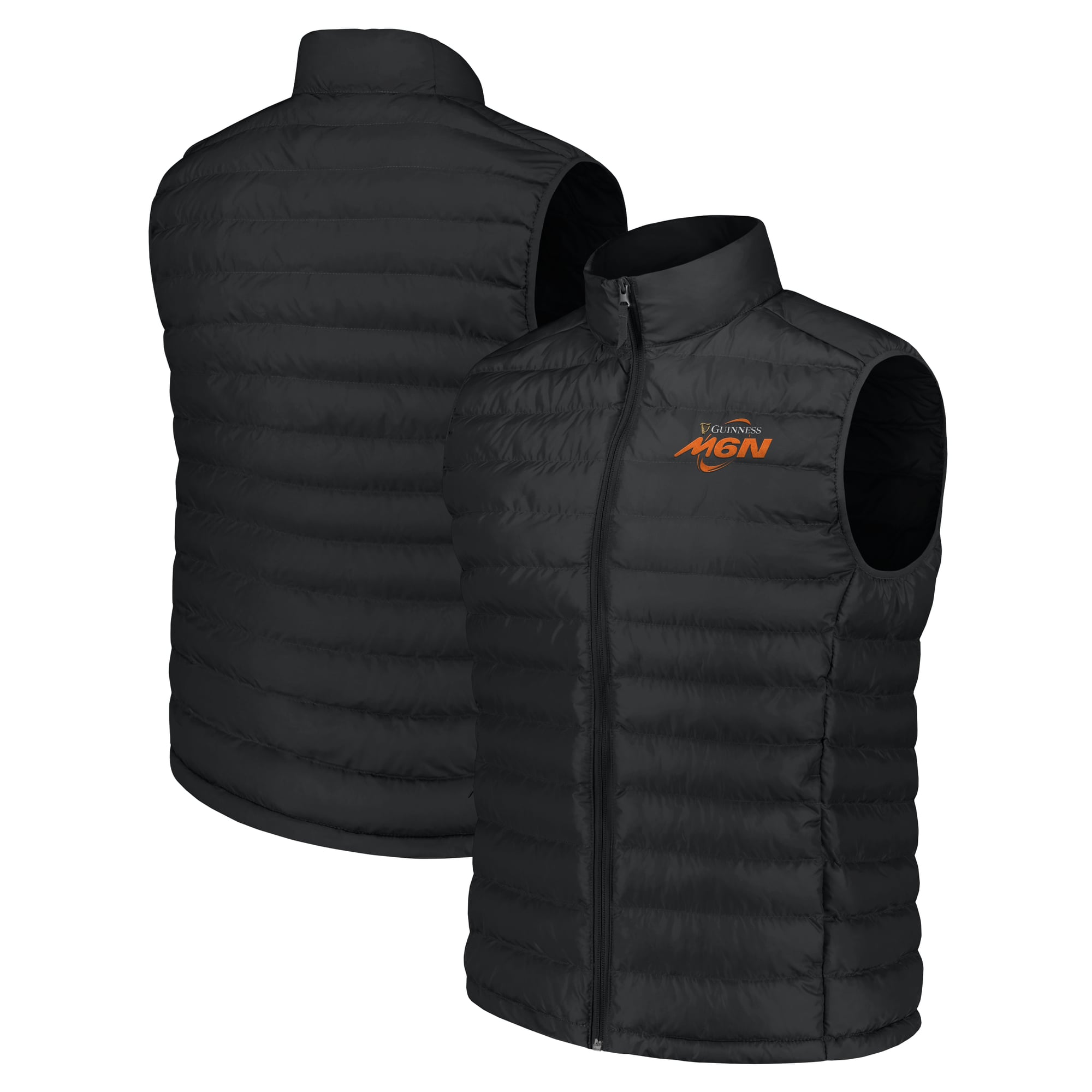 Gilet imbottito Guinness Six Nations Primary Logo - Nero