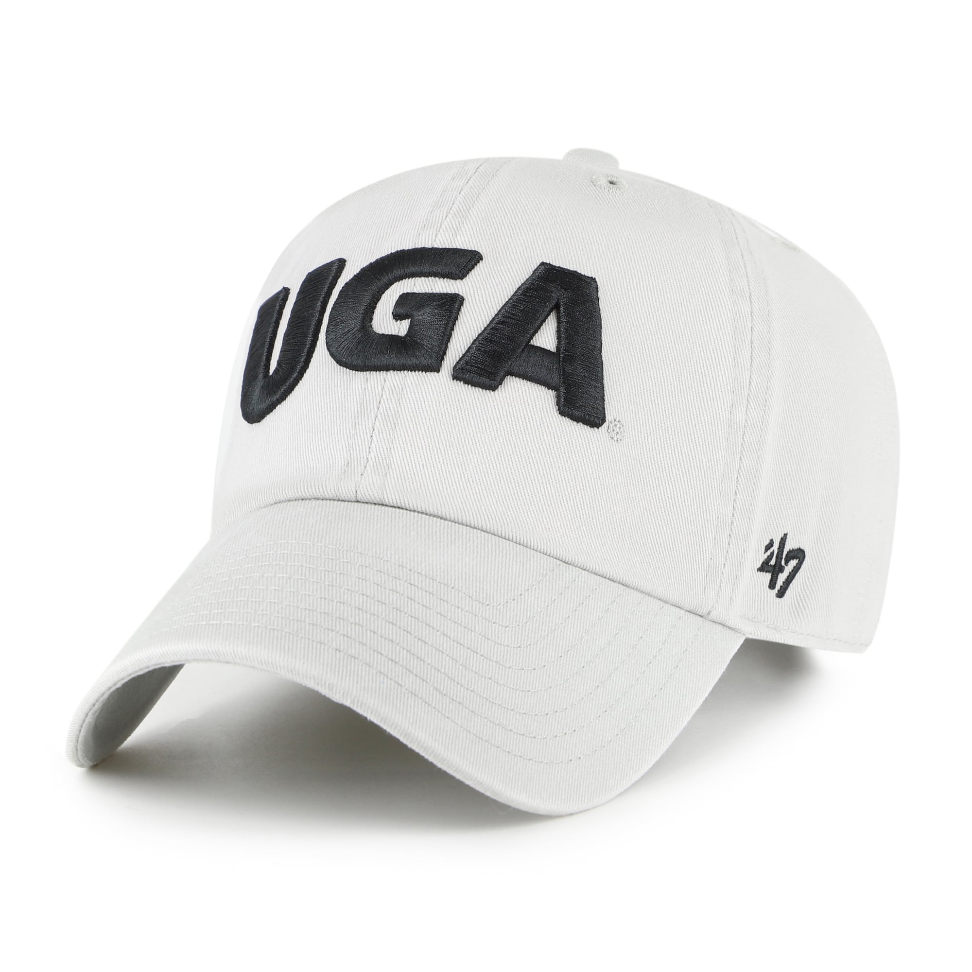 Men's '47 Gray Georgia Bulldogs Clean Up Adjustable Hat