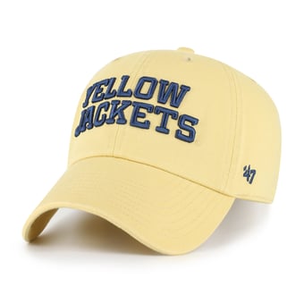 Unisex '47  Georgia Tech Yellow Jackets Light Gold Clean Up Adjustable Hat