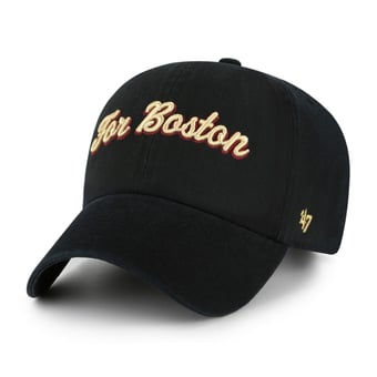Unisex '47  Boston College Eagles Black Clean Up Adjustable Hat