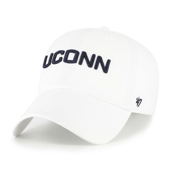 Unisex '47  UConn Huskies White Clean Up Adjustable Hat