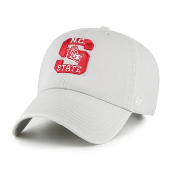 Unisex '47  NC State Wolfpack Gray Vault Clean Up Adjustable Hat