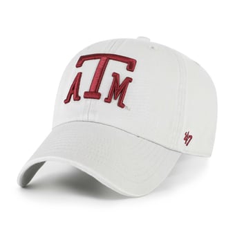 Men's '47 Gray Texas A&M Aggies Vault Clean Up Adjustable Hat