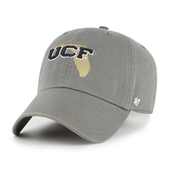 Men's '47 Dark Grey UCF Knights Vault Clean Up Adjustable Hat
