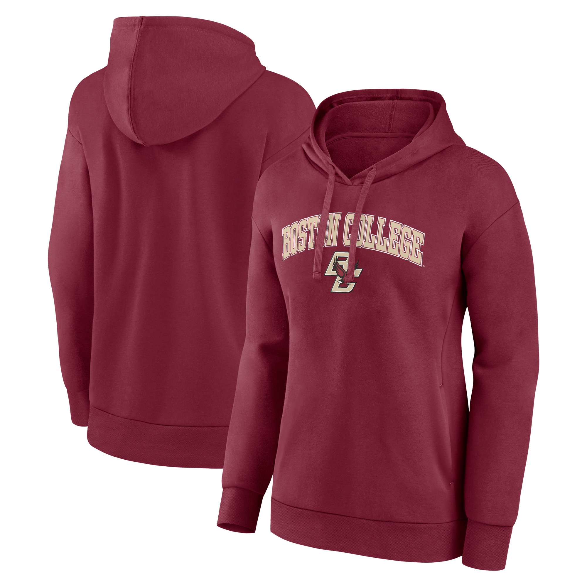 Women's Maroon Boston College Eagles Campus Pullover Hoodie