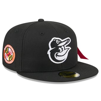 Men's New Era x Alpha Industries  Black Baltimore Orioles 59FIFTY Fitted Hat