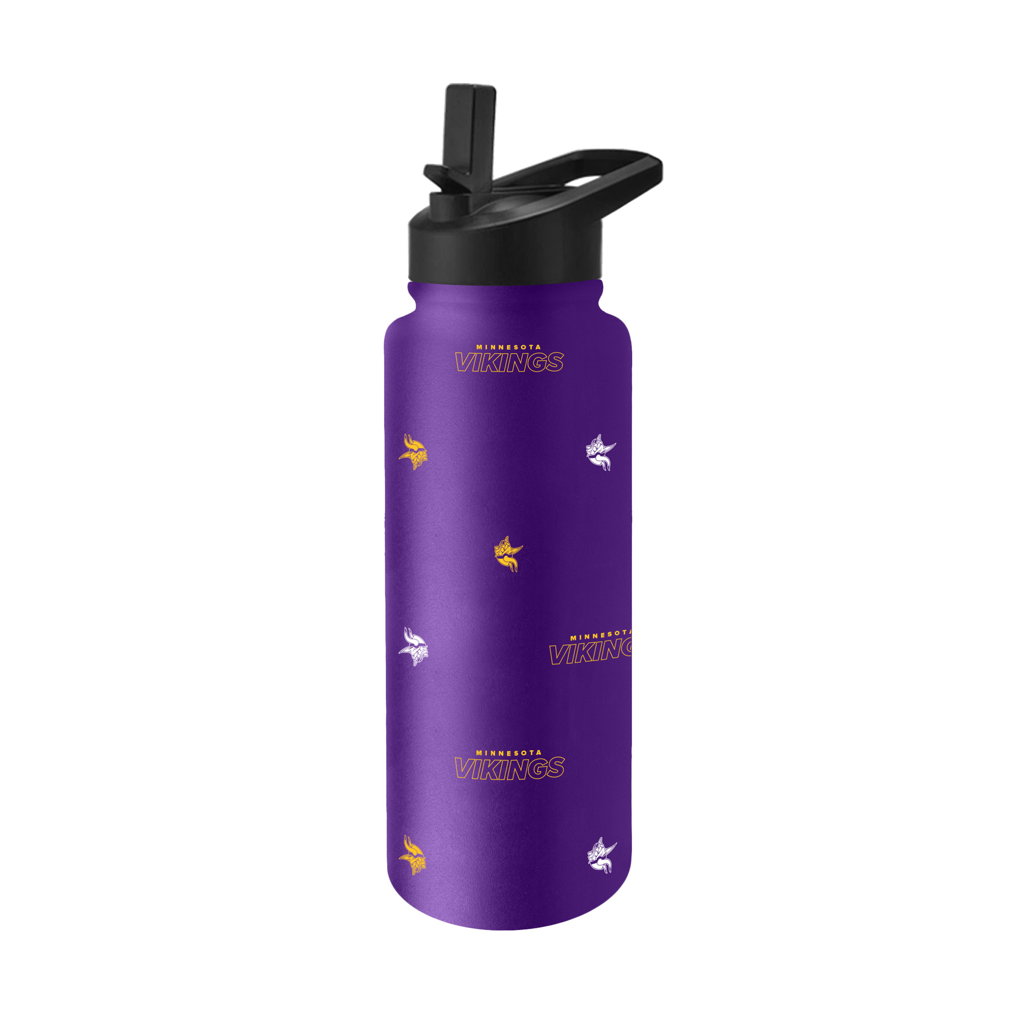 Logo Brands Minnesota Vikings 34oz. Steep and Repeat Quencher Bottle