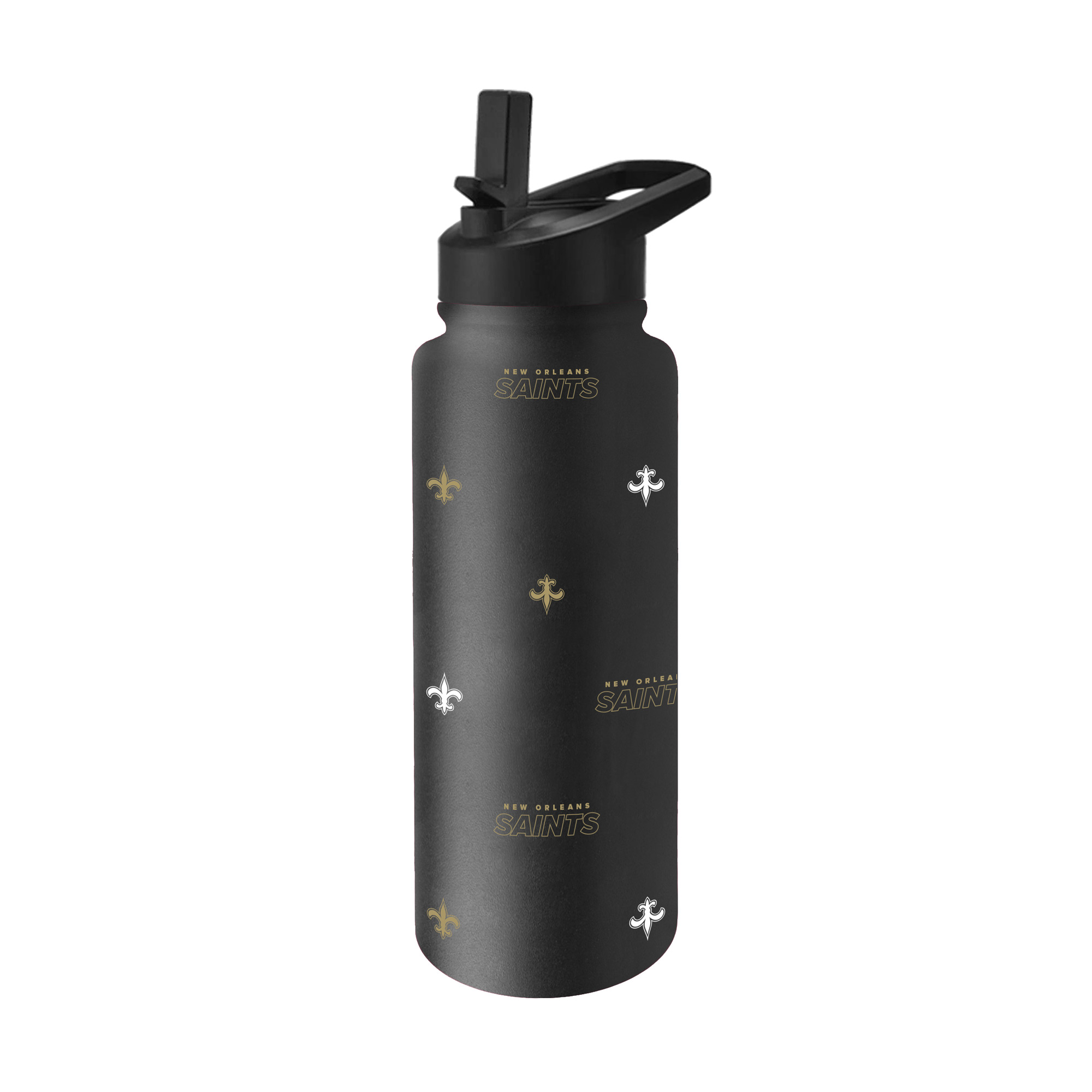 Logo Brands New Orleans Saints 34oz. Steep and Repeat Quencher Bottle