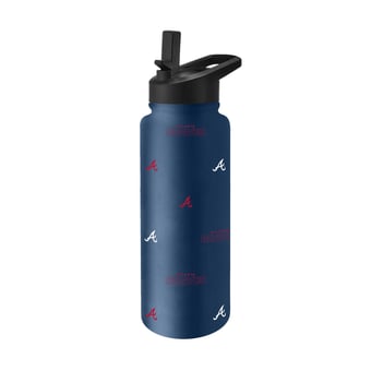 Logo Brands Atlanta Braves 34oz. Steep and Repeat Quencher Bottle