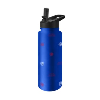 Logo Brands Chicago Cubs 34oz. Steep and Repeat Quencher Bottle