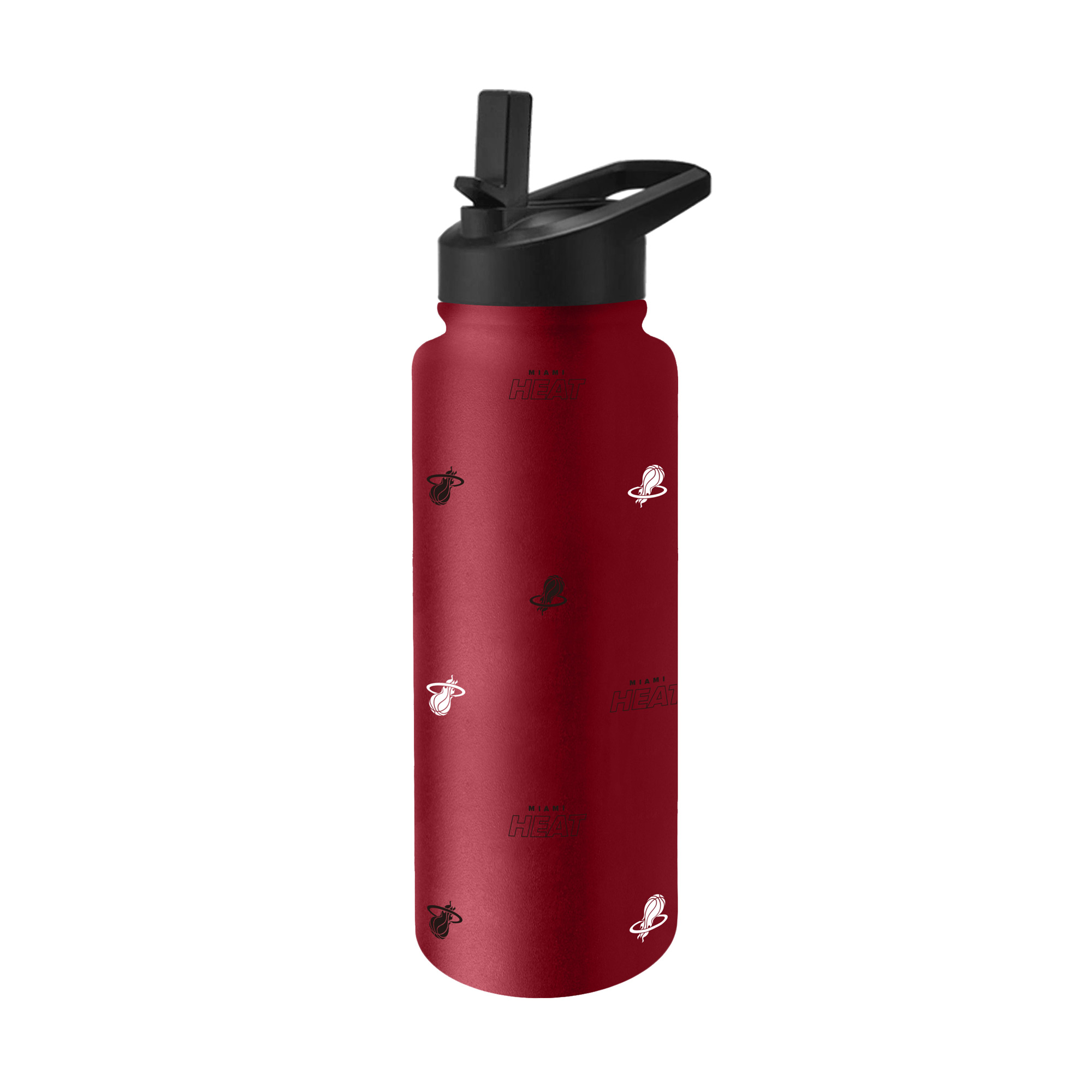 Logo Brands Miami Heat 34oz. Steep and Repeat Quencher Bottle