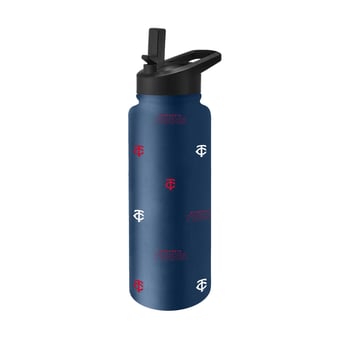 Logo Brands Minnesota Twins 34oz. Steep and Repeat Quencher Bottle