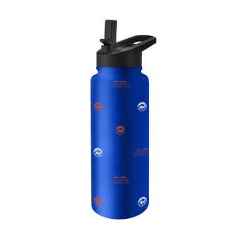 Logo Brands New York Mets 34oz. Steep and Repeat Quencher Bottle