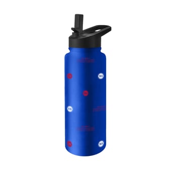 Logo Brands Detroit Pistons 34oz. Steep and Repeat Quencher Bottle