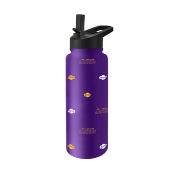 Logo Brands Los Angeles Lakers 34oz. Steep and Repeat Quencher Bottle