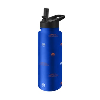Logo Brands Edmonton Oilers 34oz. Steep and Repeat Quencher Bottle