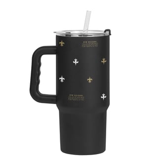 New Orleans Saints 24oz. Step and Repeat Powder Coat Tumbler