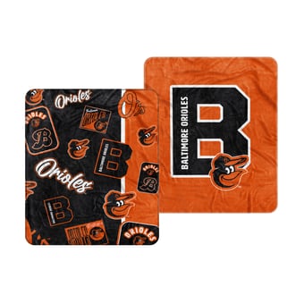 "Baltimore Orioles 50"" x 60"" Dream Weave Throw Blanket"