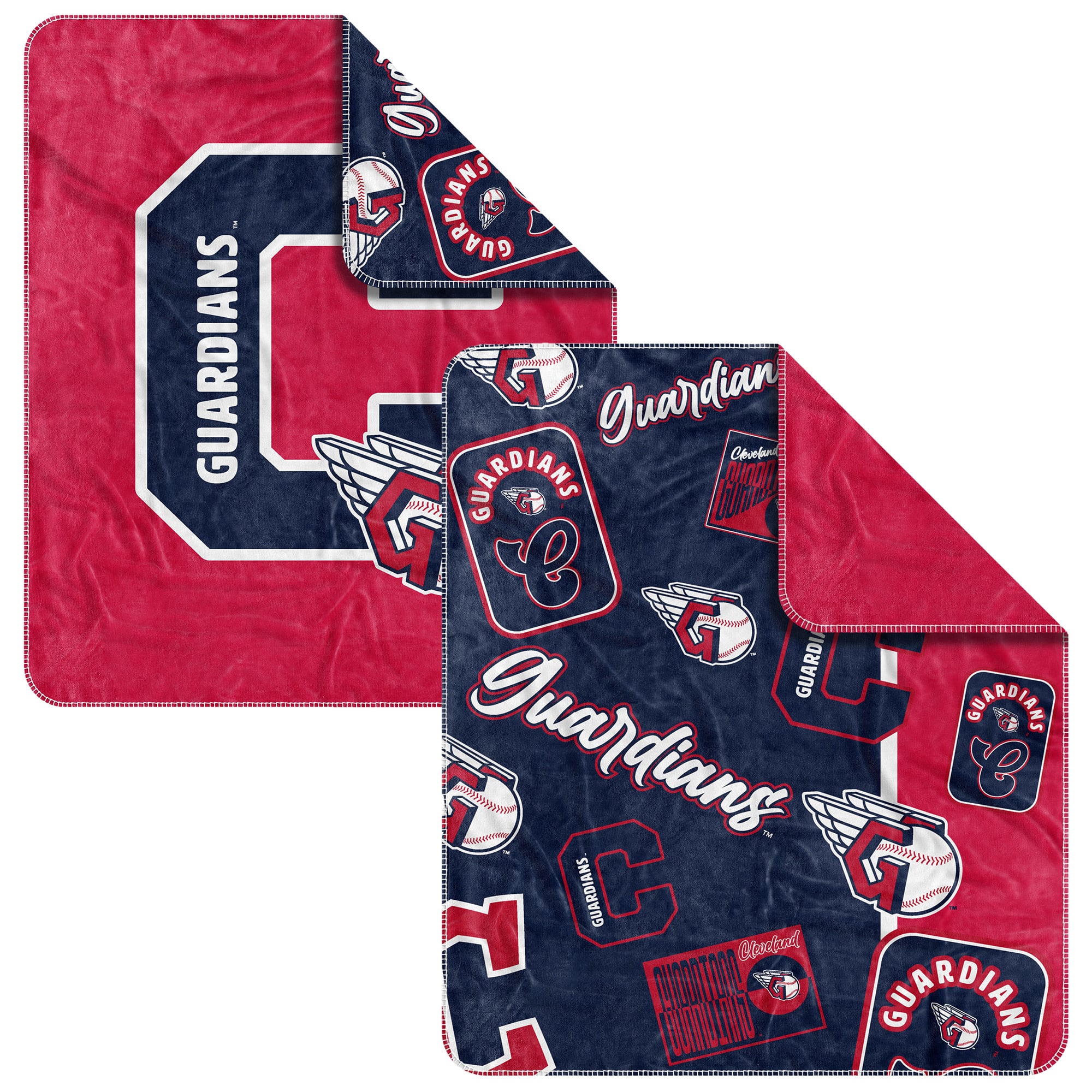 Cleveland Guardians 50" x 60" Dream Weave Throw Blanket
