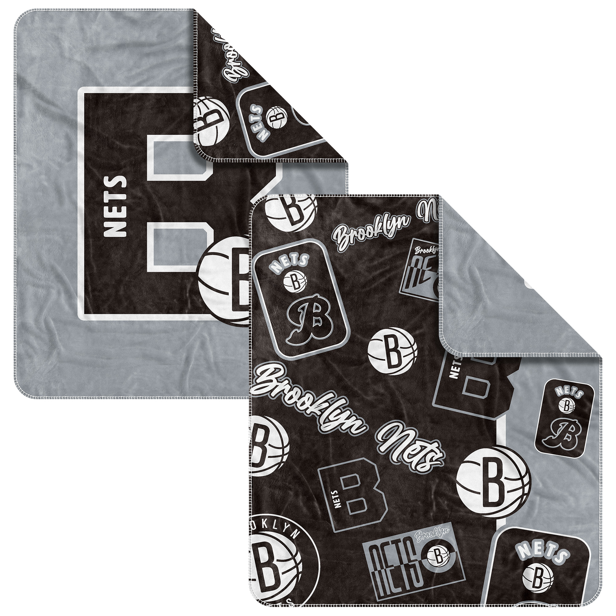 “Brooklyn Nets 50″” x 60″” Dream Weave Throw Blanket” “Brooklyn Nets 50″” x 60″” Dream Weave Throw Blanket”
