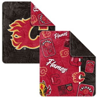 Calgary Flames 50" x 60" Dream Weave Throw Blanket