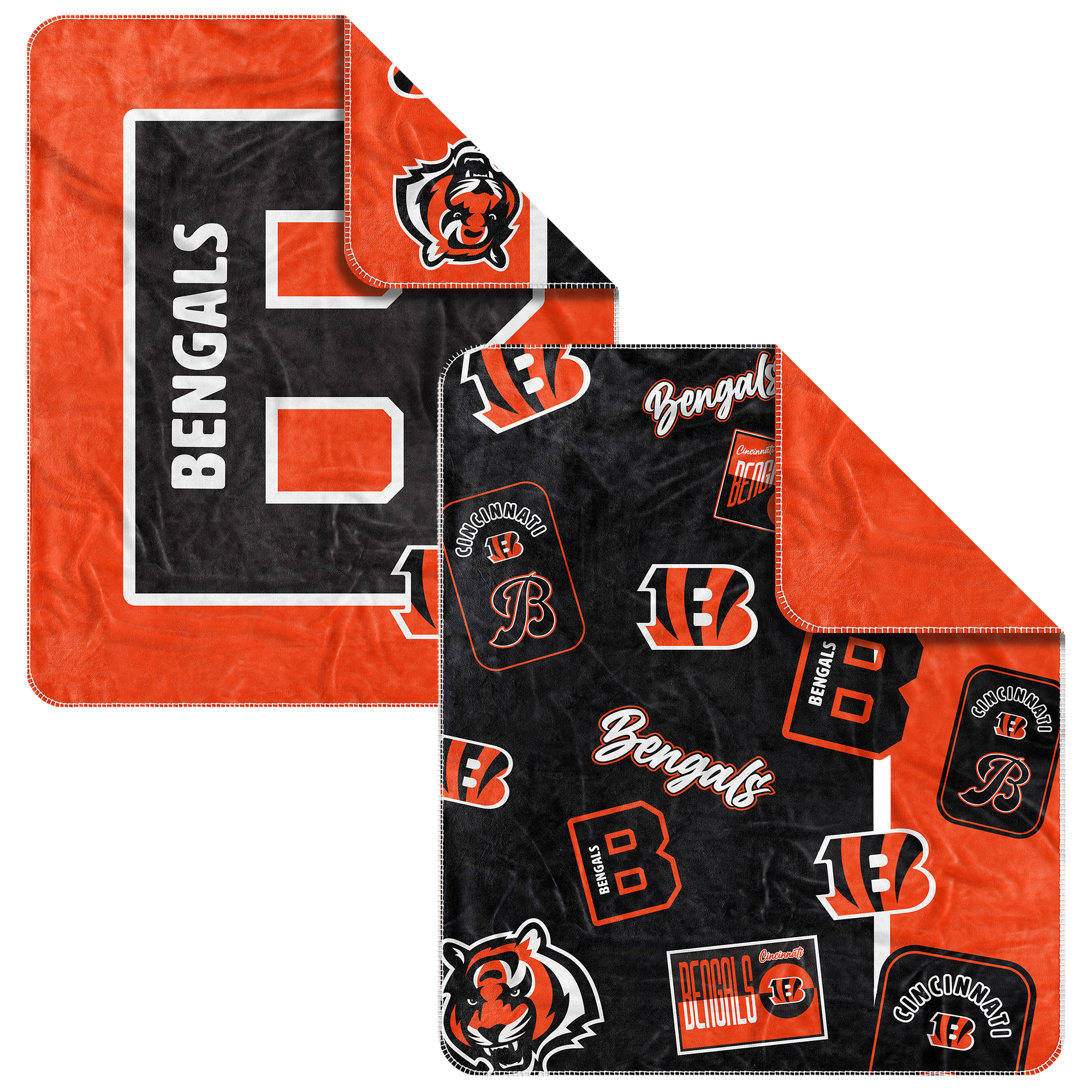 Cincinnati Bengals 50” x 60” Dream Weave Throw Blanket