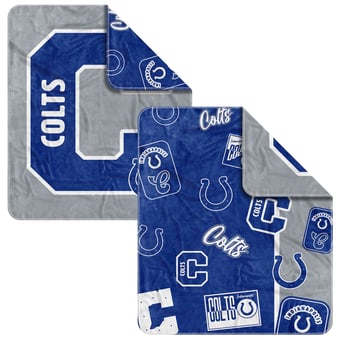 Indianapolis Colts 50” x 60” Dream Weave Throw Blanket
