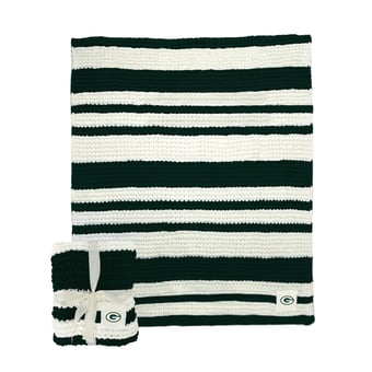 Green Bay Packers 50" x 60" Cable-Knit Throw Blanket