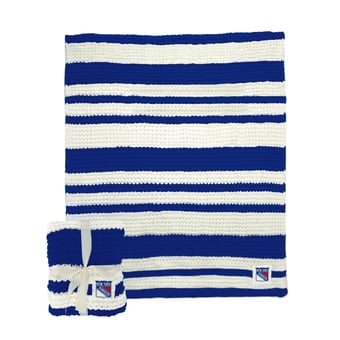 "New York Rangers 50"" x 60"" Cable-Knit Throw Blanket"