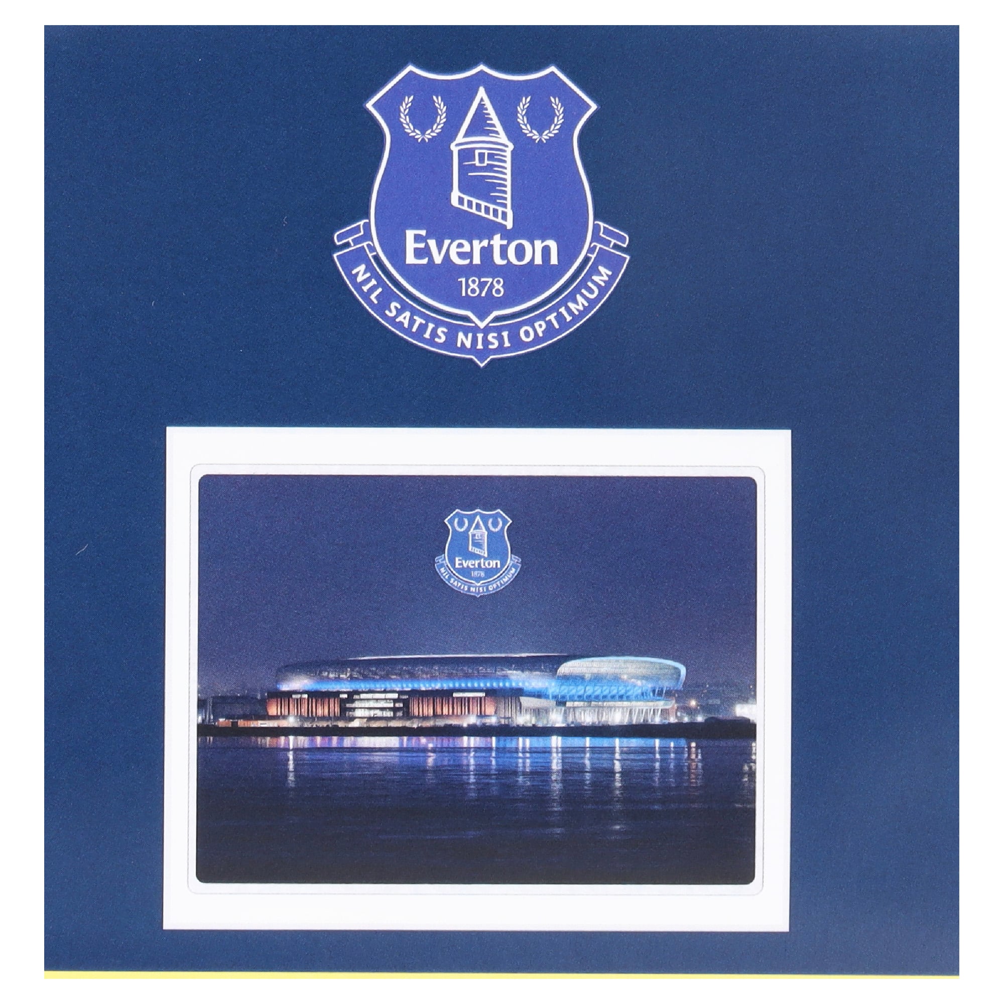 Everton Stadium Print Velour Fleece Blanket