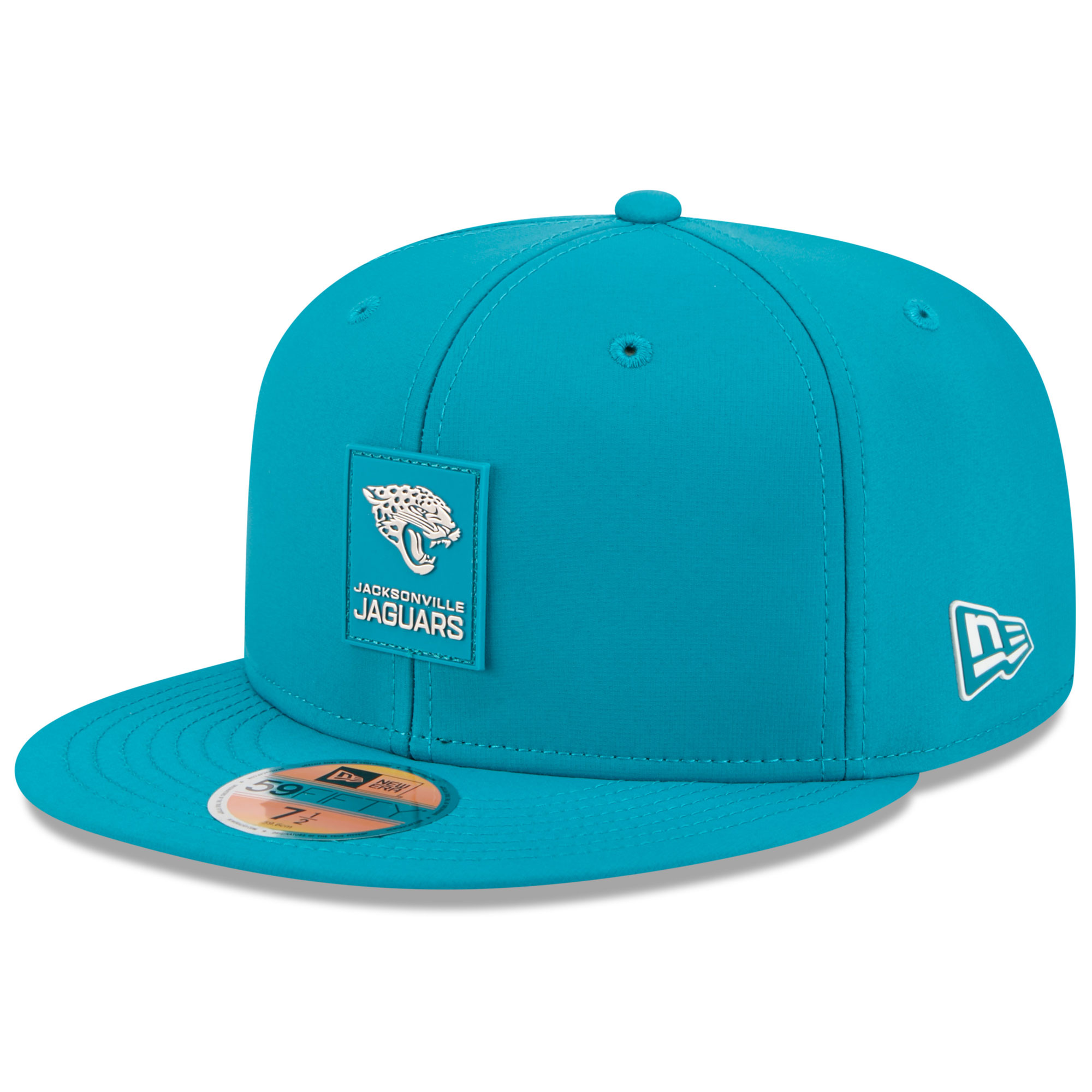 Men's New Era Teal Jacksonville Jaguars 2025 Sideline 59FIFTY Fitted Hat