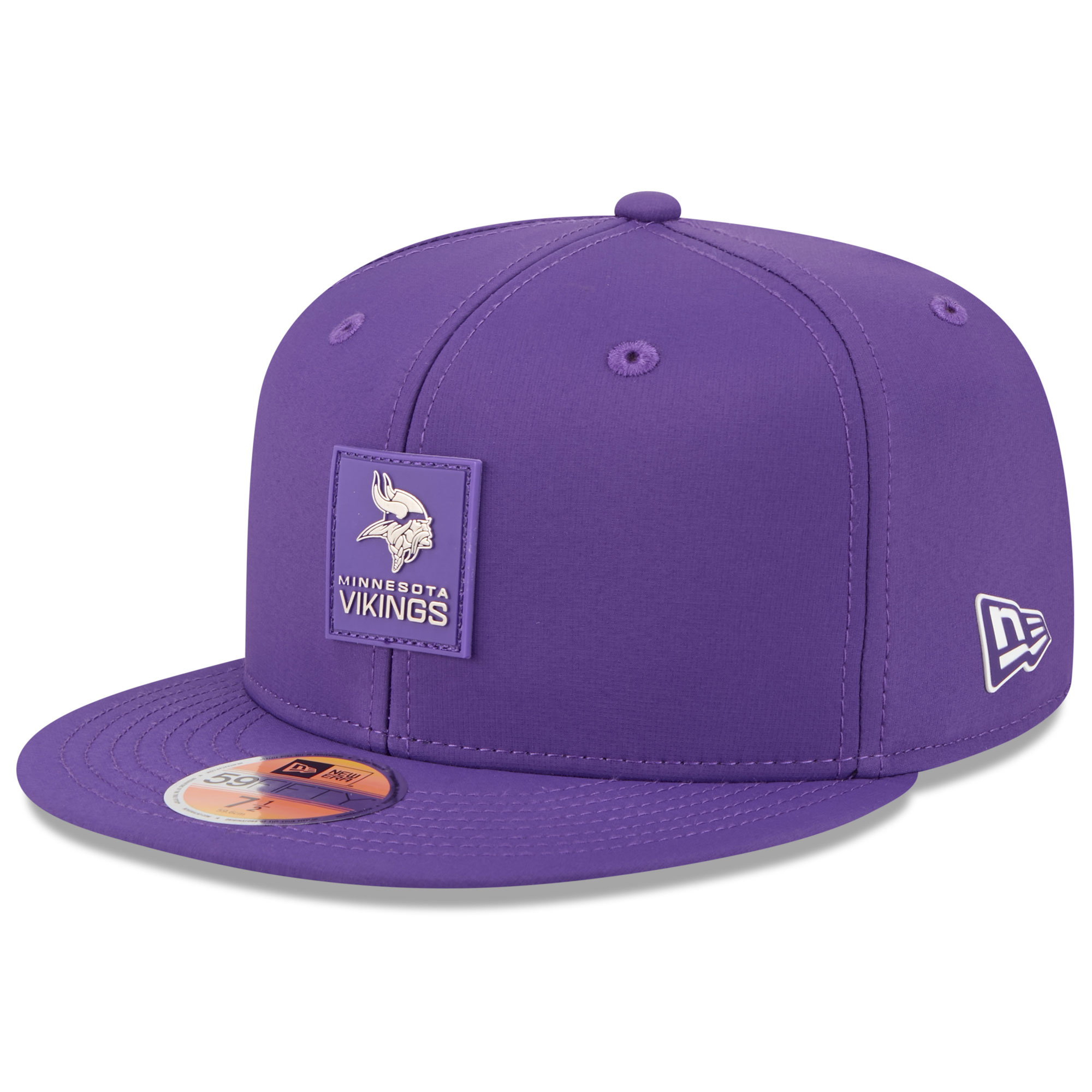 Men's New Era Purple Minnesota Vikings 2025 Sideline 59FIFTY Fitted Hat
