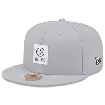 Men's New Era Gray Pittsburgh Steelers 2025 Sideline  59FIFTY Fitted Hat