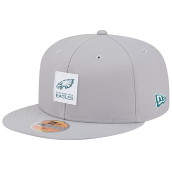 Men's New Era Gray Philadelphia Eagles 2025 Sideline  59FIFTY Fitted Hat