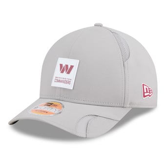 Men's New Era Gray Washington Commanders 2025 Sideline  M-Crown 9FORTY Adjustable Hat