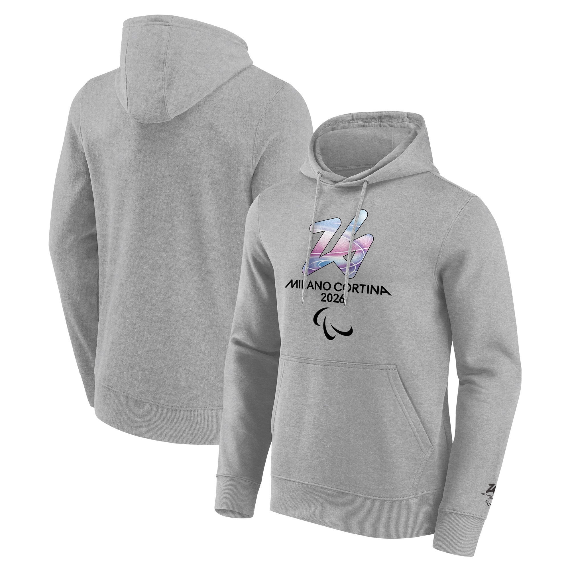 Felpa con cappuccio Grafica Milano Cortina 2026 Paralympics Embrace - Gris