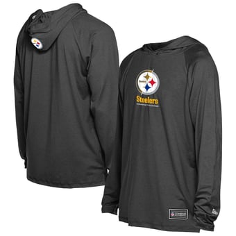 Men's New Era  Black Pittsburgh Steelers Functional Fandom Hoodie