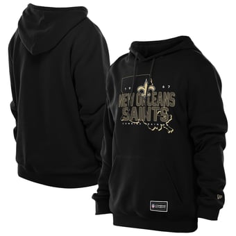 Men's New Era Black New Orleans Saints Combine Authentic Local State Hoodie