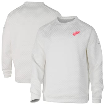 Men's Columbia  White Detroit Red Wings The Finder Sweatshirt