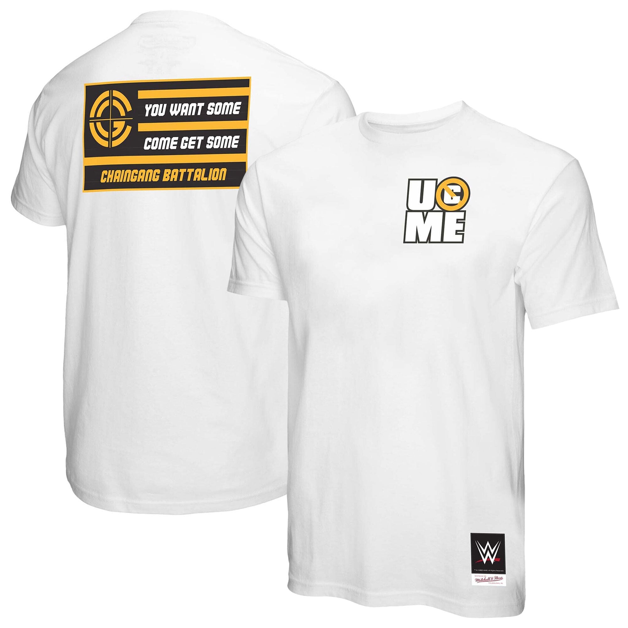 Men's White John Cena WrestleMania There And Back You Can't See Me T-Shirt