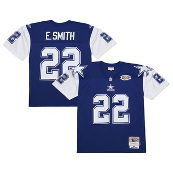 Men's Mitchell & Ness Emmitt Smith Navy Dallas Cowboys 1995 Legacy Replica Jersey