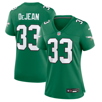 Women's Nike Cooper DeJean  Kelly Green Philadelphia Eagles Alternate Game Jersey