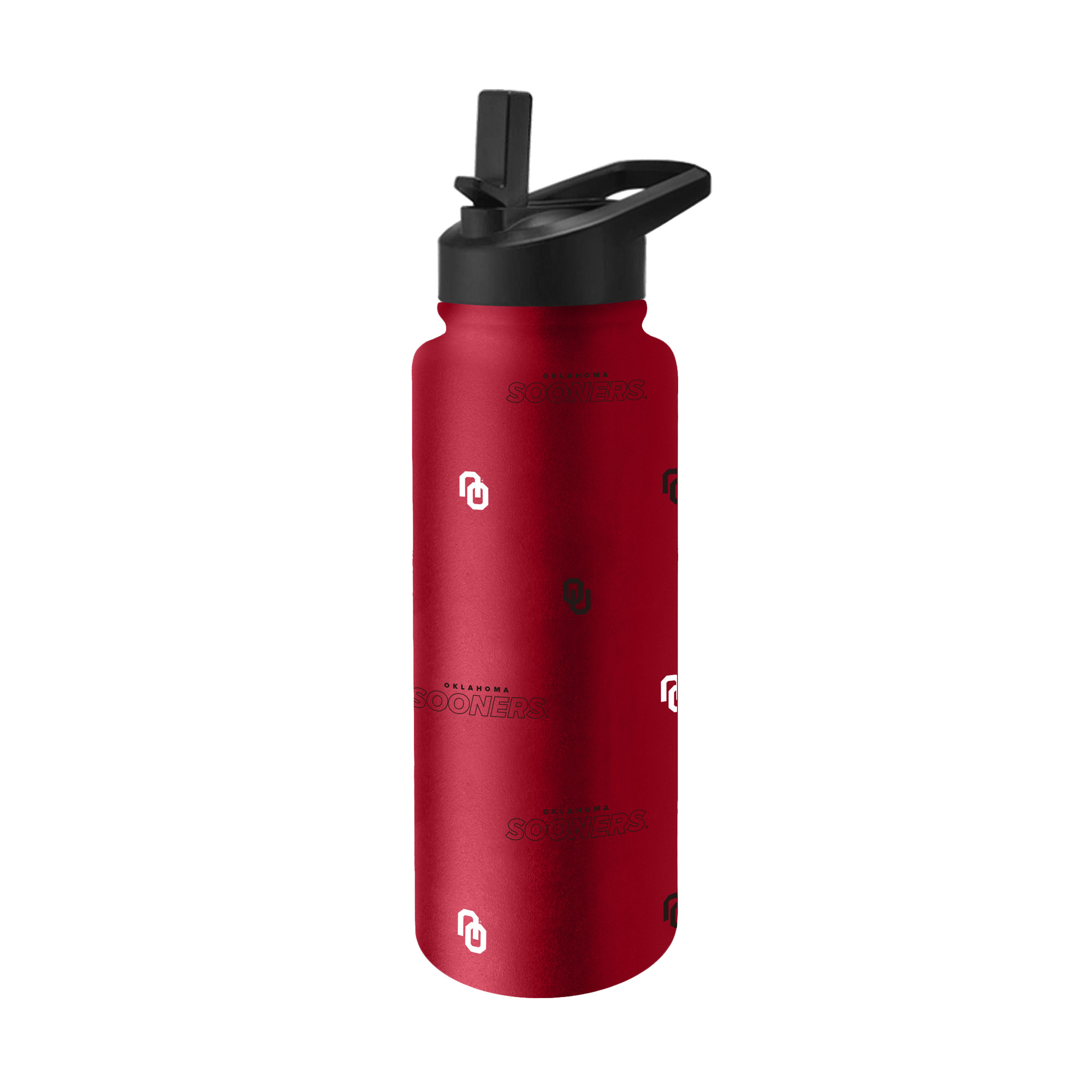 Logo Brands Oklahoma Sooners 34oz. Steep and Repeat Quencher Bottle