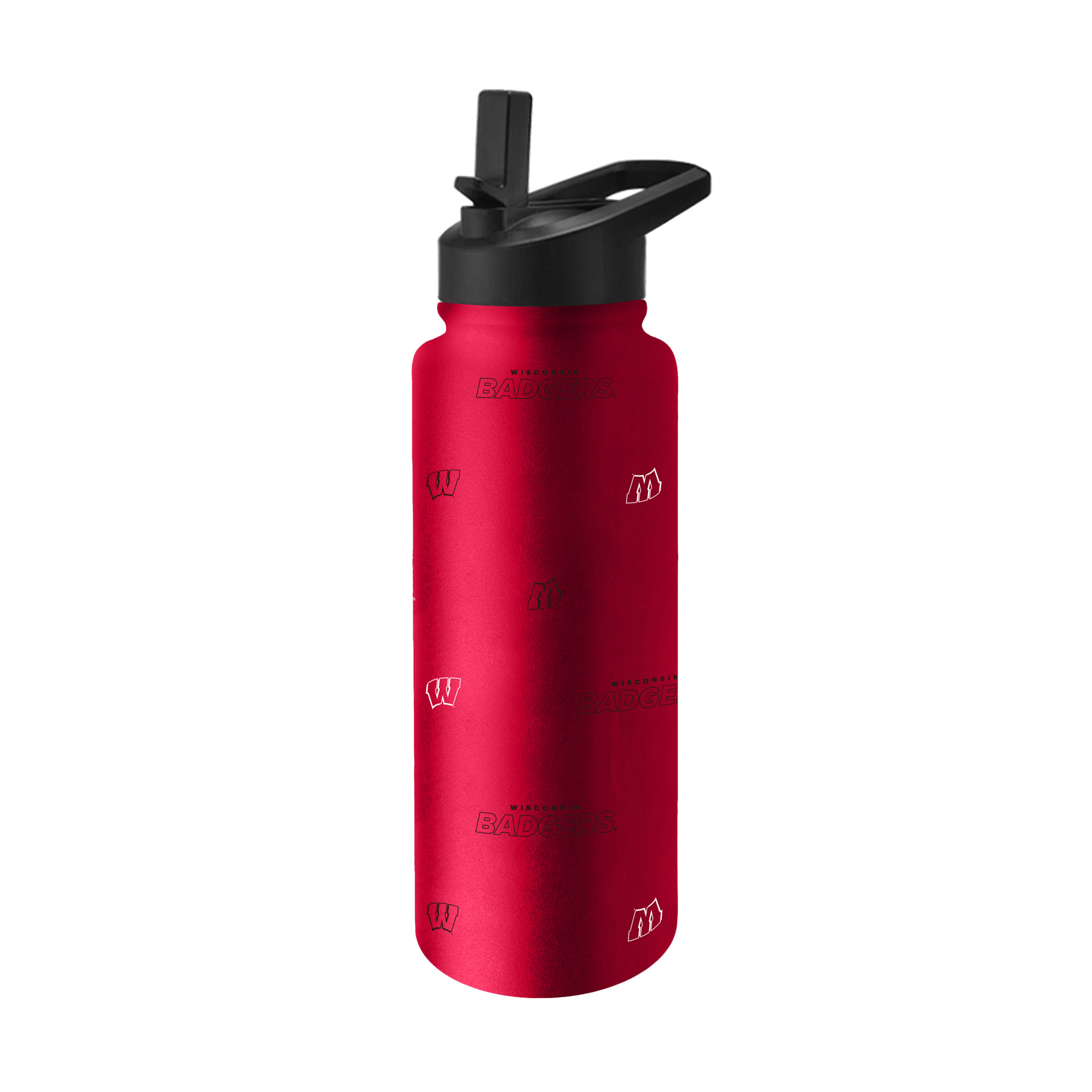 Logo Brands Wisconsin Badgers 34oz. Steep and Repeat Quencher Bottle