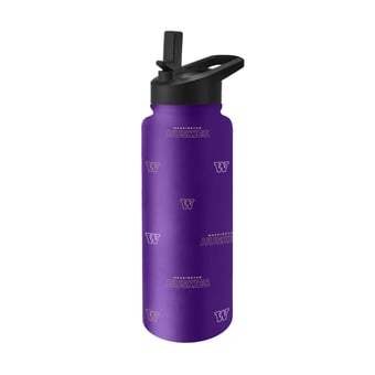 Logo Brands Washington Huskies 34oz. Steap and Repeat Quencher Bottle