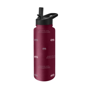 Logo Brands Mississippi State Bulldogs 34oz. Steep and Repeat Quencher Bottle