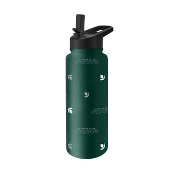 Logo Brands Michigan State Spartans 34oz. Steep and Repeat Quencher Bottle