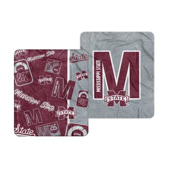 "Mississippi State Bulldogs 50"" x 60"" Dream Weave Throw Blanket"