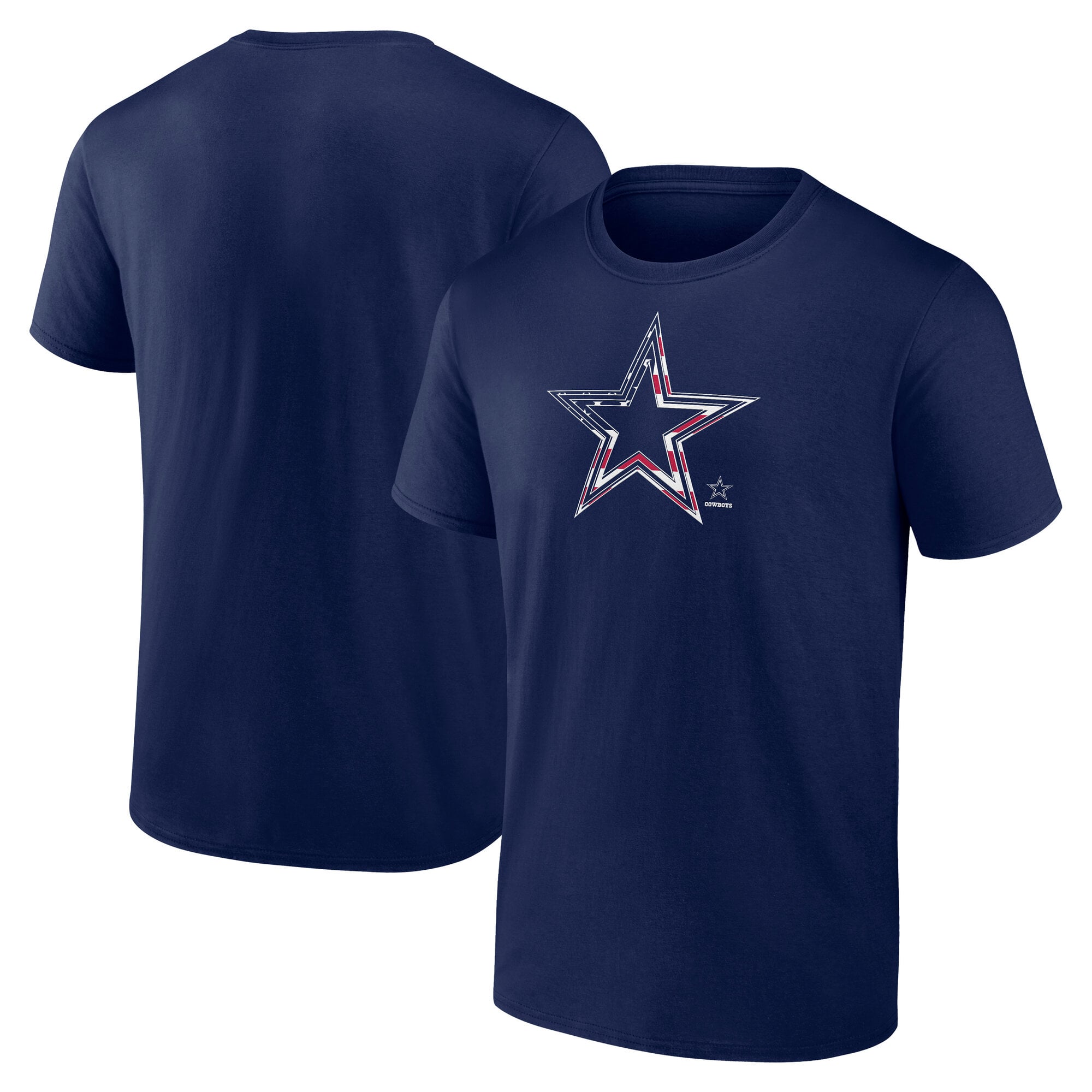 Men’s Fanatics Navy Dallas Cowboys Americana T-Shirt Men’s Fanatics Navy Dallas Cowboys Americana T-Shirt