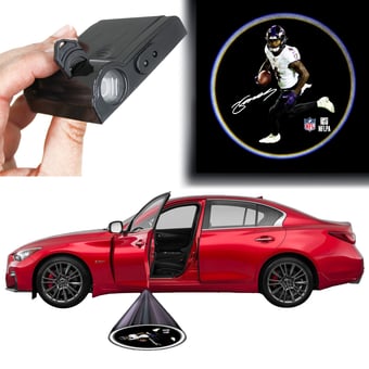 Baltimore Ravens Zay Flowers LED Car Door Light
